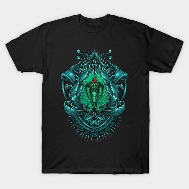 king cobra T-Shirt by donipacoceng